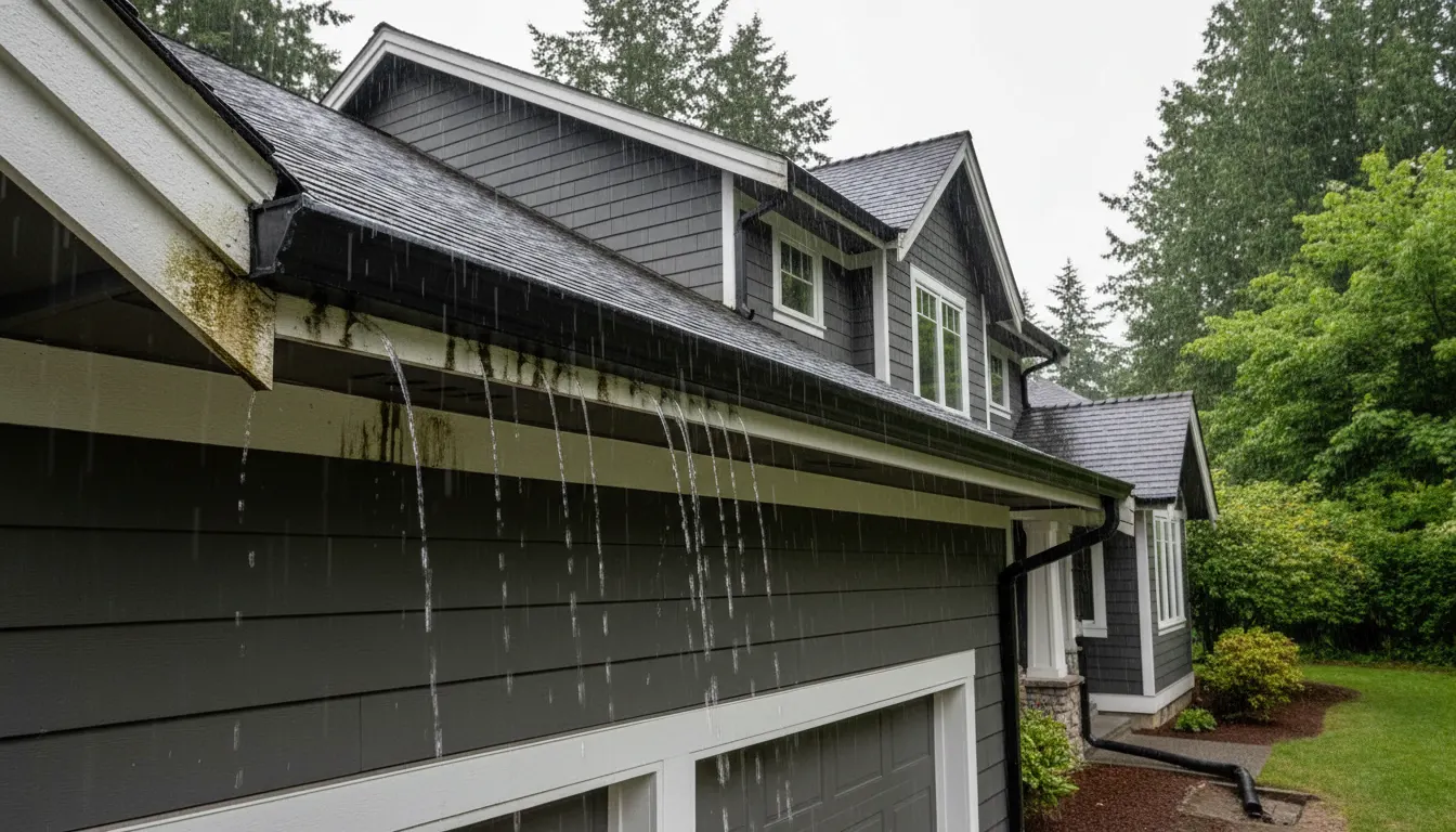 Repair vs. Replacement of Rain Gutter System