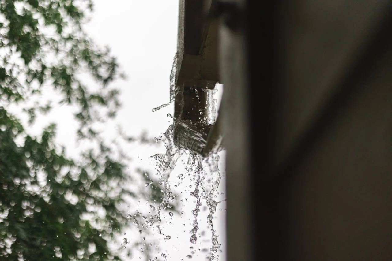 gutters overflowing