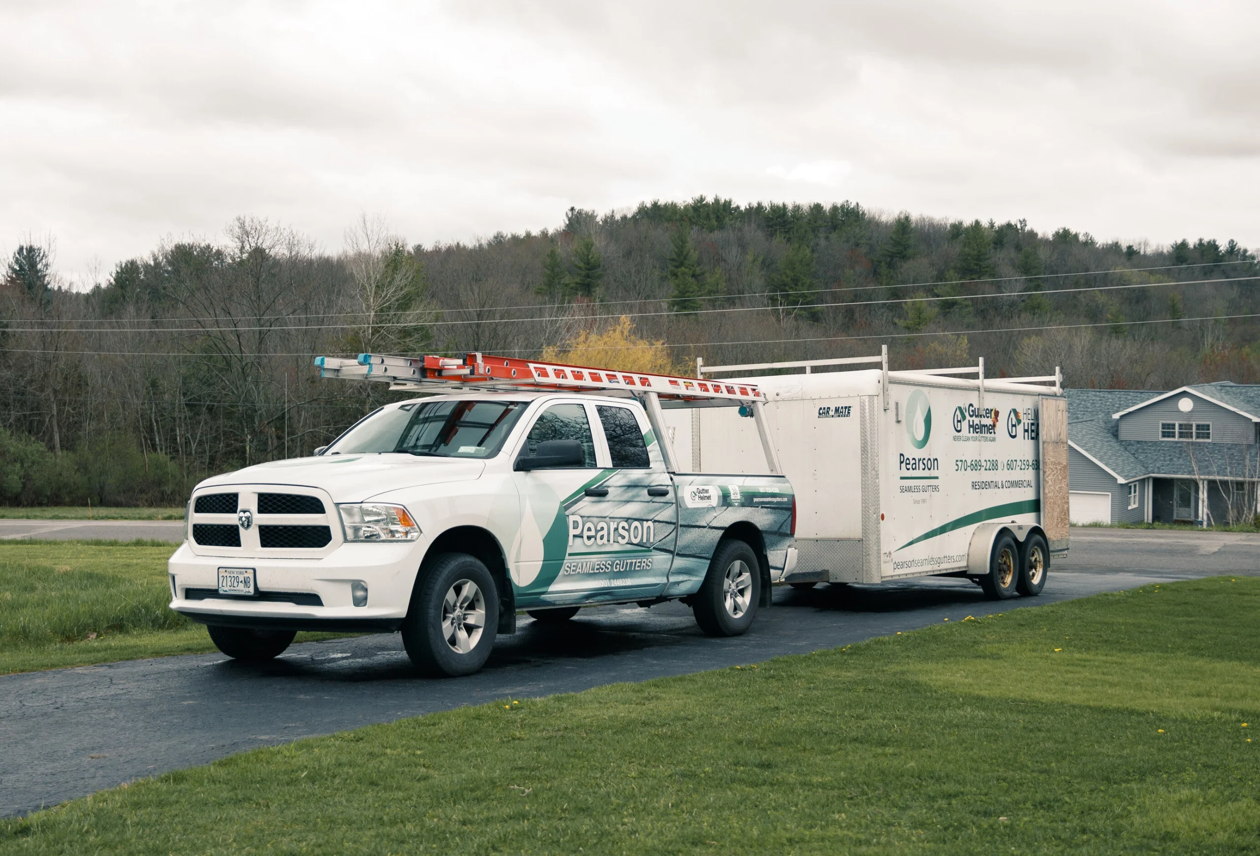 Pearson Seamless Gutter Truck
